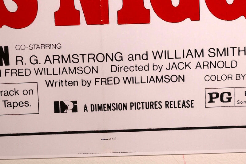 Dimension Pictures Inc Original Vintage Theatrical Poster Fred Williamson