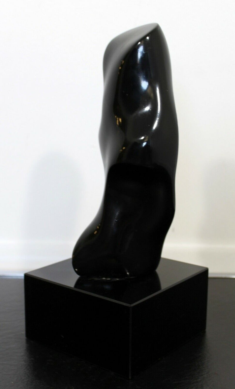 James Nani Been There 111 Mod Abstract Black Molded Contemporary Sculpture