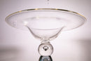 Luigi Mellara Large Glass Bowl Centerpiece