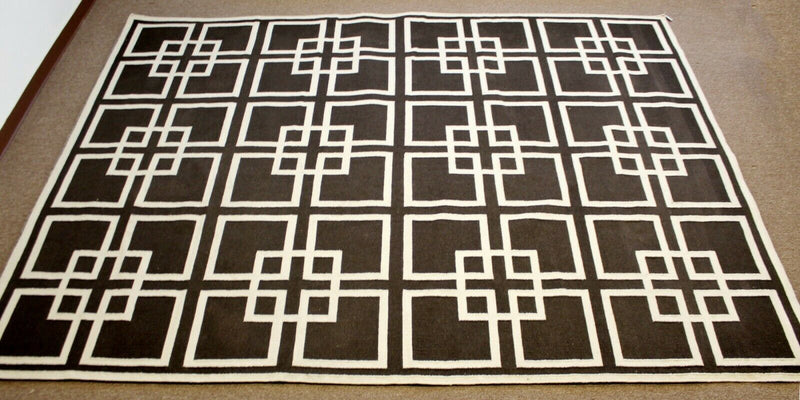 Contemporary Rectangular Geometric Area Rug Carpet