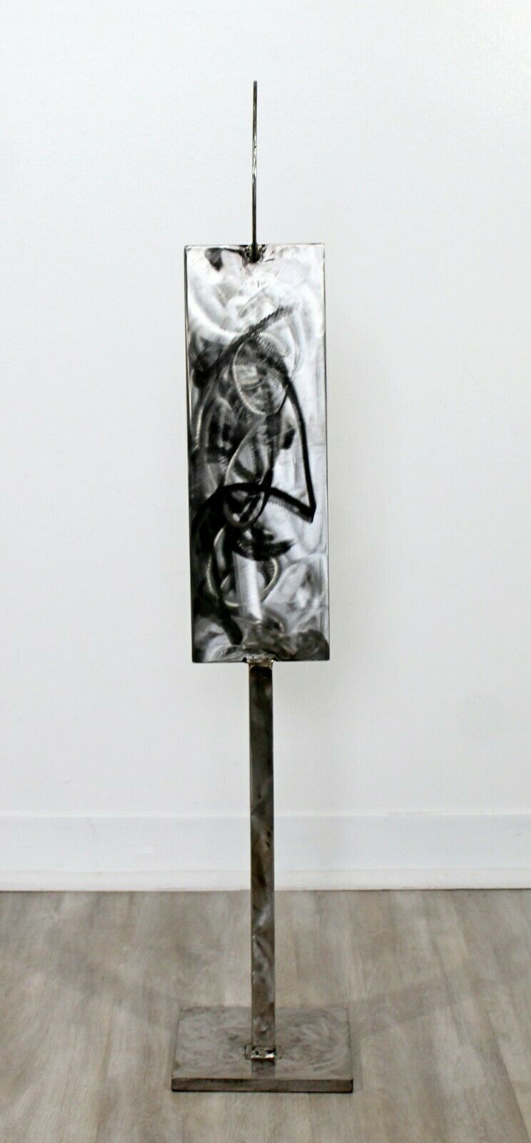 Contemporary Stainless Steel Abstract Table Floor Sculpture by Robert Hansen
