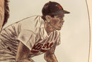 Jerry Hersh Baseball Memorabilia Lithograph Brooks Robinson Signed 218/750 Unfra