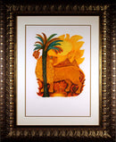 Judith Bledsoe Leo Zodiac Contemporary Modern Lithograph 190/250 Framed