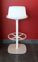 Steelcase Coalesse Enea Lottus Bar Height White Stools