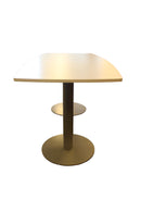 Arctic White Hi-Top Laminate Conference "Boat" Tables